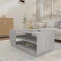 vidaXL Konferenčný stolík betónovosivý 102x55x43 cm drevotrieska