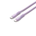 COLORUM kábel USB-C - USB-C 1,8m 3A CK60-CC-09 xLevanduľová