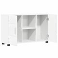 vidaXL Servírovacia skriňa FLORIN 88,5 x 30,5 x 55,5 cm Biela