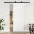 vidaXL Posuvné dvere ORKDAL 83 x 232 cm Borovicový masív Biela