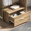 vidaXL Zásuvkový kabinet 55 x 45 x 31 cm Remeselný dub