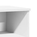 vidaXL Nočné stolíky 2 ks biele 40x35x50 cm kompozitné drevo