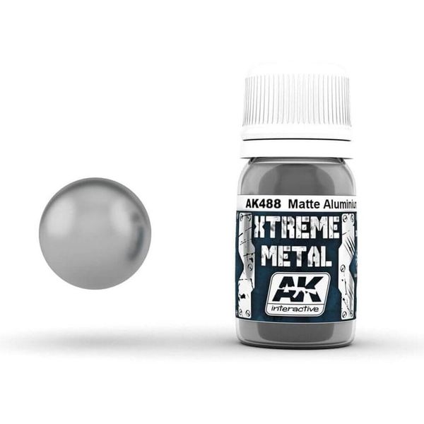 AK Interactive: Xtreme Metal - Matná hliníková