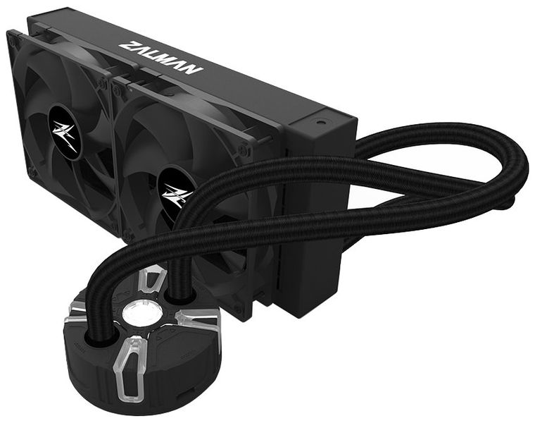Zalman vodný chladic Reserator5 Z24 / 240 mm / ZE1225ASHx2 / čierna Vodný chladic, pre CPU, pre Intel i AMD, ARGB podsvietenie, 2x 120mm ventilátor, socket 2066, 2011, 115x, 1200, AM4, AM3, FM2, čierna