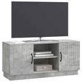 vidaXL TV skrinka Betónovo sivá 102 x 34,5 x 47 cm Kompozitné drevo