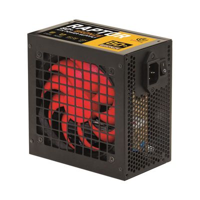 Rebeltec ATX zdroj RAPTOR 500W 80+ Bronze, Single Rail, DC-DC
