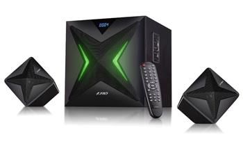 POŠKOZENÝ OBAL - FENDA F&D repro F550X/ 2.1/ 56W/ černé/ BT4.0/ NFC/ FM rádio/ USB/SD přehrávání/ dálkové ovládání Reproduktory, 2.1, 56 W, BT 4.0, NFC, FM rádio, USB, SD prehrávání, dálkové ovládání, cerné - POŠKOZENÝ OBAL