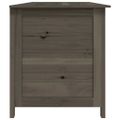 vidaXL Vonkajší box na vankúše antracitový 200x50x56 cm jedľový masív