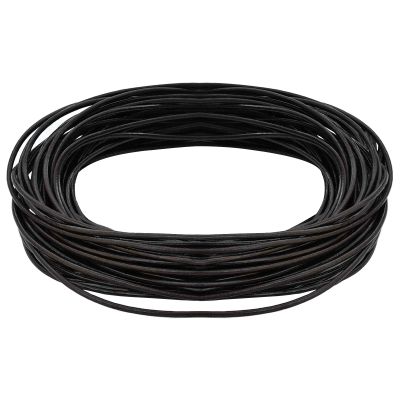 vidaXL Kožená šnúrka Tmavohnedá Ø1,5 mm x 10 m Koža