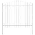 vidaXL Záhradný plot WOERDEN 3 ks 170 x 190 cm Biela