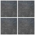 vidaXL Kobercová dlaždica Sky Grey 50 x 50 cm 4 ks PP a Bitúmen