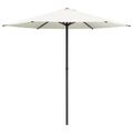 vidaXL Záhradný slnečník 230 x 230 cm Polyester Obdĺžnikový Krémová