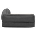 vidaXL Ergonomický matrac pre psa 60x42cm ľanový vzhľad flís tmavošedý