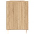 vidaXL Stôl dub somoma 140x50x75 cm kompozitné drevo