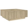 vidaXL Konferenčný stolík dub sonoma 100x100x40 cm kompozitné drevo