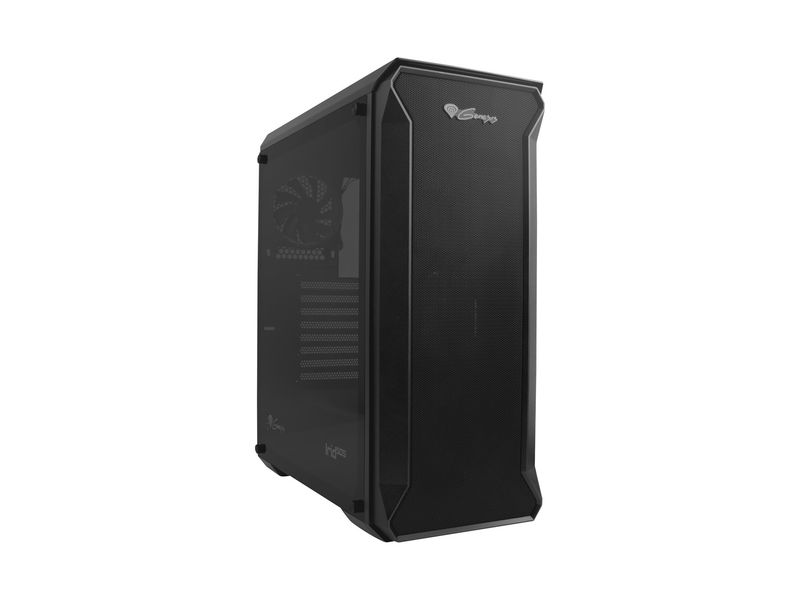Počítačová skriňa Genesis IRID 505 V2/Midi Tower/Transpar./Čierna
