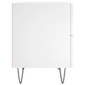 vidaXL Nočné stolíky 2 ks biele 40x35x47,5 cm kompozitné drevo