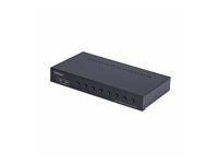 Startech 8-Port DisplayPort KVM Switch w/1U Rack Mount Kit, 4K 60Hz - Prepínač KVM - 8 x KVM port(y) - 1 miestny používateľ - desktop - kompatibilný s TAA