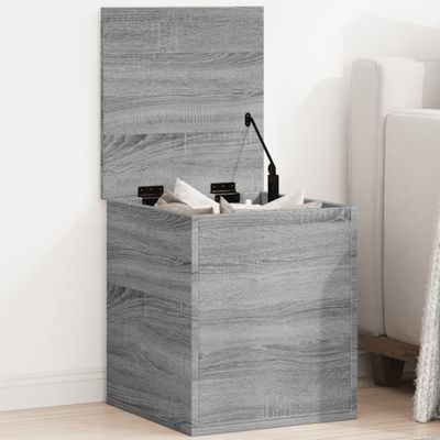 vidaXL Úložný box sivý sonoma 40x42x46 cm kompozitné drevo
