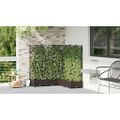 vidaXL Záhradný kvetináč 5 ks Hnedá 120 x 120 x 125,5 cm PP