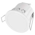 Mikrovlnný senzor prítomnosti IP20 24GHZ 2000W, biela