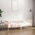 vidaXL Denná posteľ s matracom 80x200 cm masívna borovica