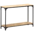 vidaXL Konzolový stolík 110x30x75 cm masívne mangoníkové drevo