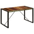 vidaXL Jedálenský stôl 140x70x75 cm, recyklovaný masív