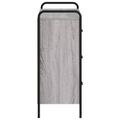 vidaXL Servírovacia skriňa Sivý Sonoma 97 x 33 x 81 cm