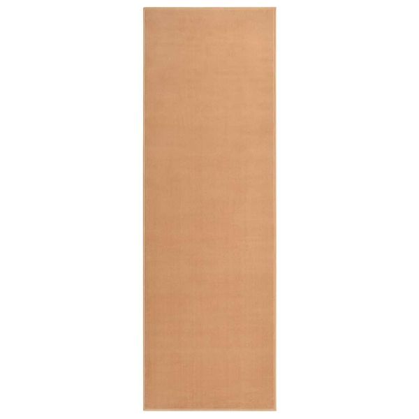 vidaXL Koberec behúň BCF béžový 60x200 cm