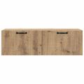 vidaXL Nástenná TV skrinka 98 x 31 x 30 cm Dub artisan