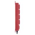 Prepojovací kábel EMOS P14131 / 3 m / 4 zásuvky / s vypínačom / černo-červený / guma-neopren / 1,5 mm2