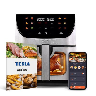 TESLA AirCook Q70 XXL WiFi Pro - multifunkčná digitálna horúcovzdušná fritéza