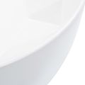 vidaXL Umývadlo 36x14 cm keramické biele