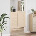 vidaXL Kladivové dvere 2 ks 100 x 50 cm Borovicový masív Prírodná
