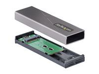 Works w/ Thunderbolt 3 (M2-USB-C-NVME-SATA) - Kryt úložiska - M.2 - M.2 Card (PCIe NVMe & SATA) - USB-C 3.2 (Gen 2) - sivá space gray