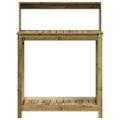 vidaXL Stôl na presádzanie s policami 82,5x50x109,5 cm impreg.borovica
