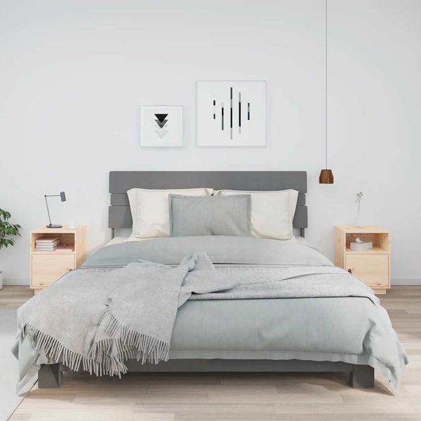 vidaXL Nočné stolíky 2 ks 40x34x55 cm masívne borovicové drevo
