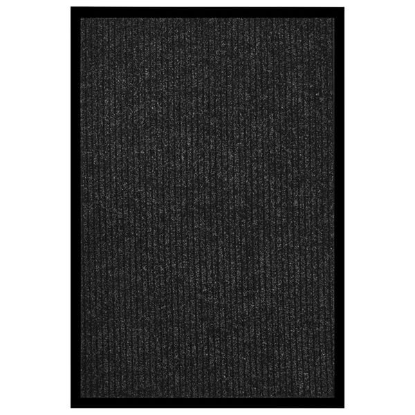 vidaXL Rohožka pruhovaná antracitová 80x120 cm