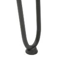 vidaXL vlásenkové nohy pre konzolové stolíky 4 ks, antracitové 72 cm, masívna oceľ