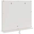 vidaXL LED zrkadlo na umývadlo Biela 50 x 10 x 44 cm Sklo a oceľ