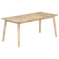 vidaXL Jedálenský stôl 180x90x76 cm, mangový masív