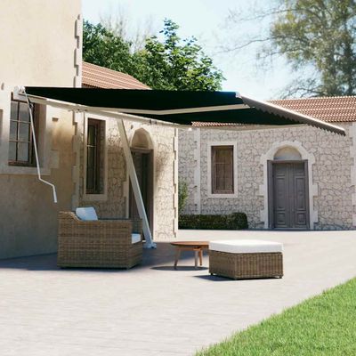 vidaXL Voľne stojaca ručne zaťahovacia markíza 500x300 cm antracitová