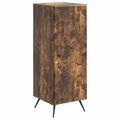 vidaXL Servírovacia skriňa Dymový dub 33 x 34,5 x 90 cm