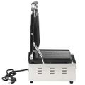 vidaXL Drážkovaný panini gril 43x30,5x20 cm 2200 W