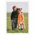vidaXL Fotorámiky na stenu alebo stôl 3 ks biele 59,4x84 cm MDF