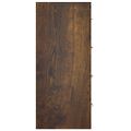 vidaXL Komoda so 4 zásuvkami 60x30,5x71 cm dymový dub