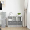 vidaXL Servírovacia skriňa Betónová šedá 73,5 x 22,5 x 53,5 cm