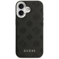 Puzdro Guess Peony Hot Stamp Script MagSafe pre iPhone 17 čierne