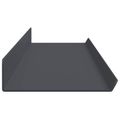 vidaXL Závesná polica 4 ks Antracit 100 x 9 x 2,5 cm Oceľ